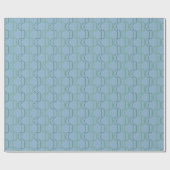 Grüne Scallops Geschenkpapier (Flach)