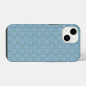 Grüne Scallops iPhone Hülle (Rückseite (Horizontal))