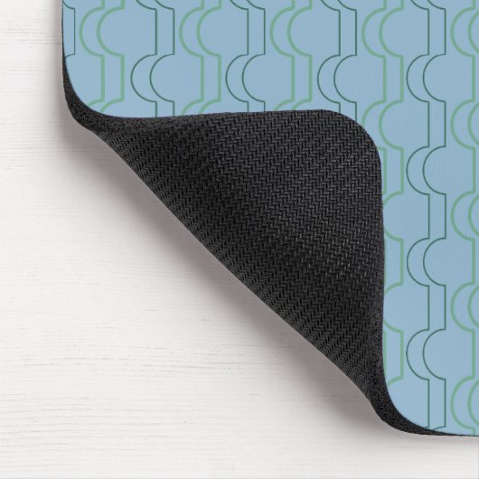 Grüne Scallops Mousepad (Ecke)