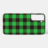 Grüne Schachbrett Samsung Galaxy Hülle (Rückseite (Horizontal))
