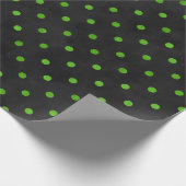 Grüne Schädel und Sonnenblumen, Design 13 Gewebe Geschenkpapier (Ecke)