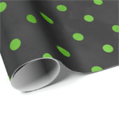 Grüne Schädel und Sonnenblumen, Design 13 Gewebe Geschenkpapier (Rolleneckpunkt)