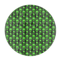 Grüne Schädel und Sonnenblumen, Design 2