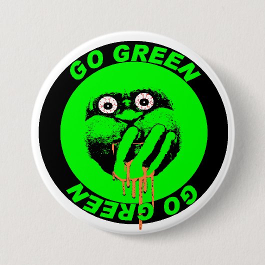 Grüne Schaltfläche Button (Vorderseite)