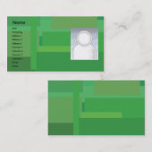 Grüne Schatten - Geschäft Visitenkarte (Vorne/Hinten)