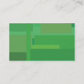 Grüne Schatten - Geschäft Visitenkarte (Rückseite)