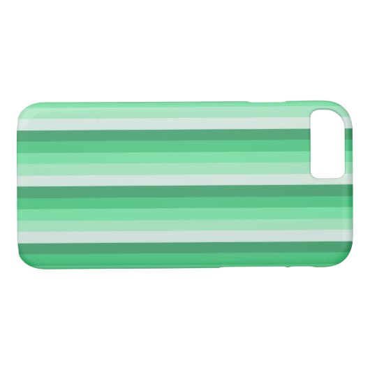 Grüne Schattenstreifen Case-Mate iPhone Hülle (Rückseite (Horizontal))