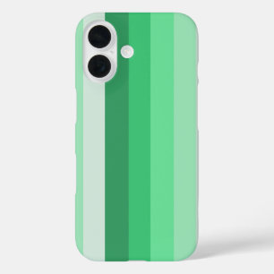 Grüne Schattenstreifen iPhone 16 Hülle