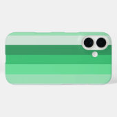 Grüne Schattenstreifen Case-Mate iPhone Hülle (Rückseite (Horizontal))