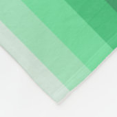 Grüne Schattenstreifen Fleecedecke (Ecke)