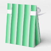 Grüne Schattenstreifen Geschenkschachtel (Rückseite)