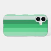 Grüne Schattenstreifen iPhone 16 Hülle (Rückseite (Horizontal))