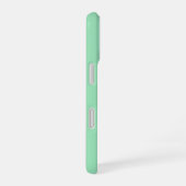 Grüne Schattenstreifen iPhone 16 Hülle (Rechte Seite)