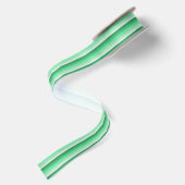 Grüne Schattenstreifen Satinband (Rückseite)