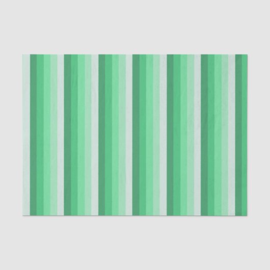 Grüne Schattenstreifen Seidenpapier (Vorderseite)