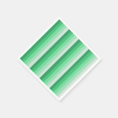 Grüne Schattenstreifen Serviette (Ecke)