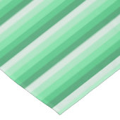 Grüne Schattenstreifen Tischdecke (Schrägansicht)