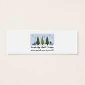 Grüne Schattierungen - Geschenkmarke (Rückseite)