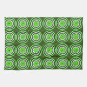 Grüne Scheiben, Geschirrtuch (Horizontal)