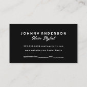 Grüne Schere | Marmor | Gold Metallic Terminkarte (Rückseite)