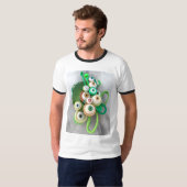 Grüne Schere T-Shirt (Vorne ganz)