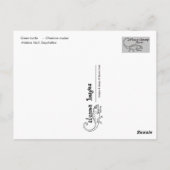 Grüne Schildkröte - Postkarte - 02 (Rückseite)