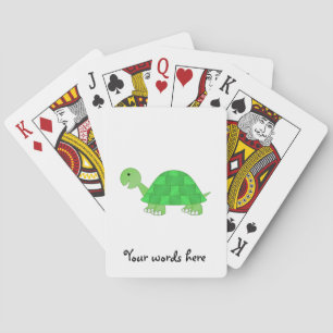 Grüne Schildkröte Spielkarten