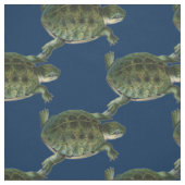 Grüne Schildkröte Stoff (Muster)