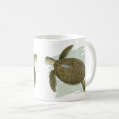 Grüne Schildkröte-Tasse Kaffeetasse (VorderseiteRechts)