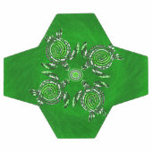 Grüne Schildkröten Kunst, Fußball (Flach)