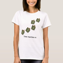 Grüne Schildkröten mit editierbarem Text 'Die Zeit T-Shirt