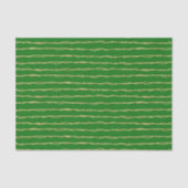 Grüne schimmernde Weihnachten Seidenpapier (Vorderseite)