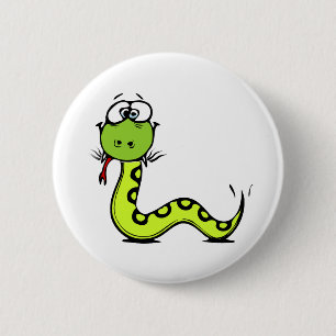 Grüne Schlange Button