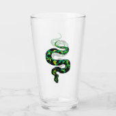 Grüne Schlange Glas (Rückseite)