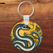 Grüne Schlange Jahr 2025 BRK Schlüsselanhänger (Vorderseite)