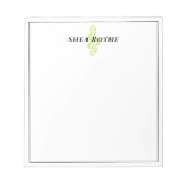 Grüne Schlange Notizblock (Vorderseite)