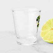 Grüne Schlange Schnapsglas (Links)