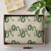 Grüne Schlange Seidenpapier (Geschenk)