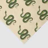 Grüne Schlange Seidenpapier (Detail)