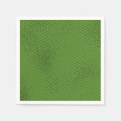 Grüne Schlange Skin Textur Serviette (Vorderseite)