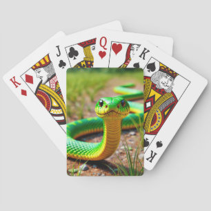 Grüne Schlange Spielkarten