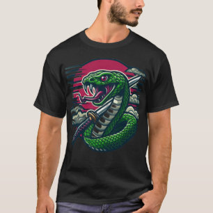 Grüne Schlange T-Shirt