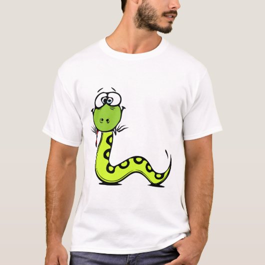 Grüne Schlange T-Shirt (Vorderseite)