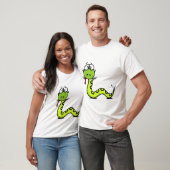 Grüne Schlange T-Shirt (Unisex)