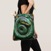 Grüne Schlange Tasche (Von Nahem)