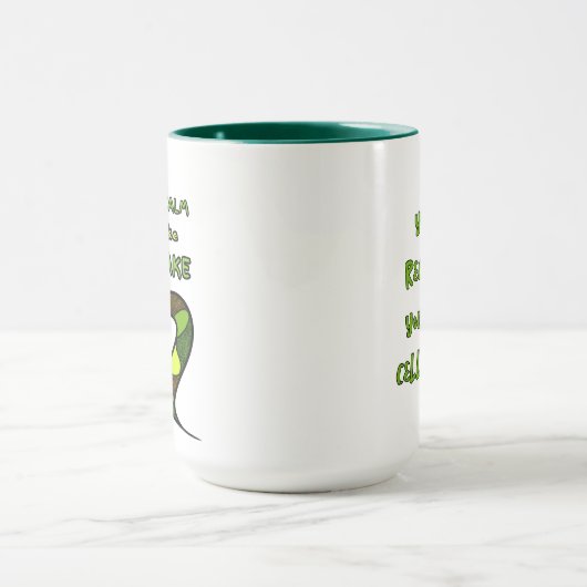 Grüne Schlange Tasse (Zentrum)