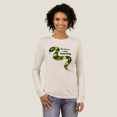 Grüne Schlange Tri-Blend Shirt (Volle Vorderseite)