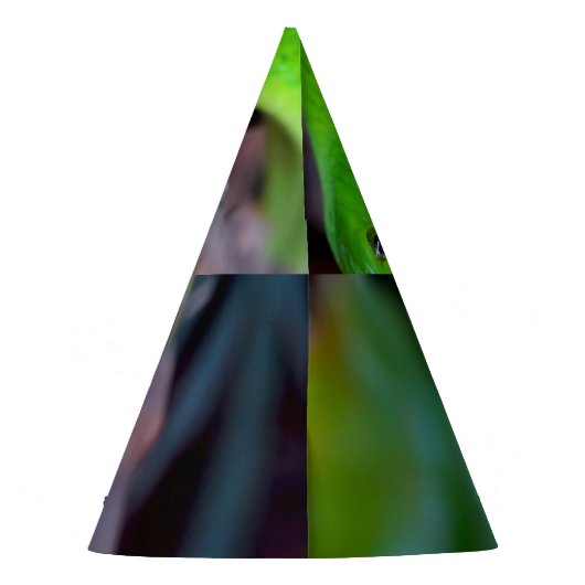 Grüne Schlangen-Pythonschlange Partyhütchen (Rückseite)