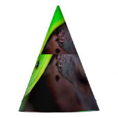 Grüne Schlangen-Pythonschlange Partyhütchen (Vorderseite)