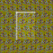 Grüne Schlangenkraut Stoff (Kachel)